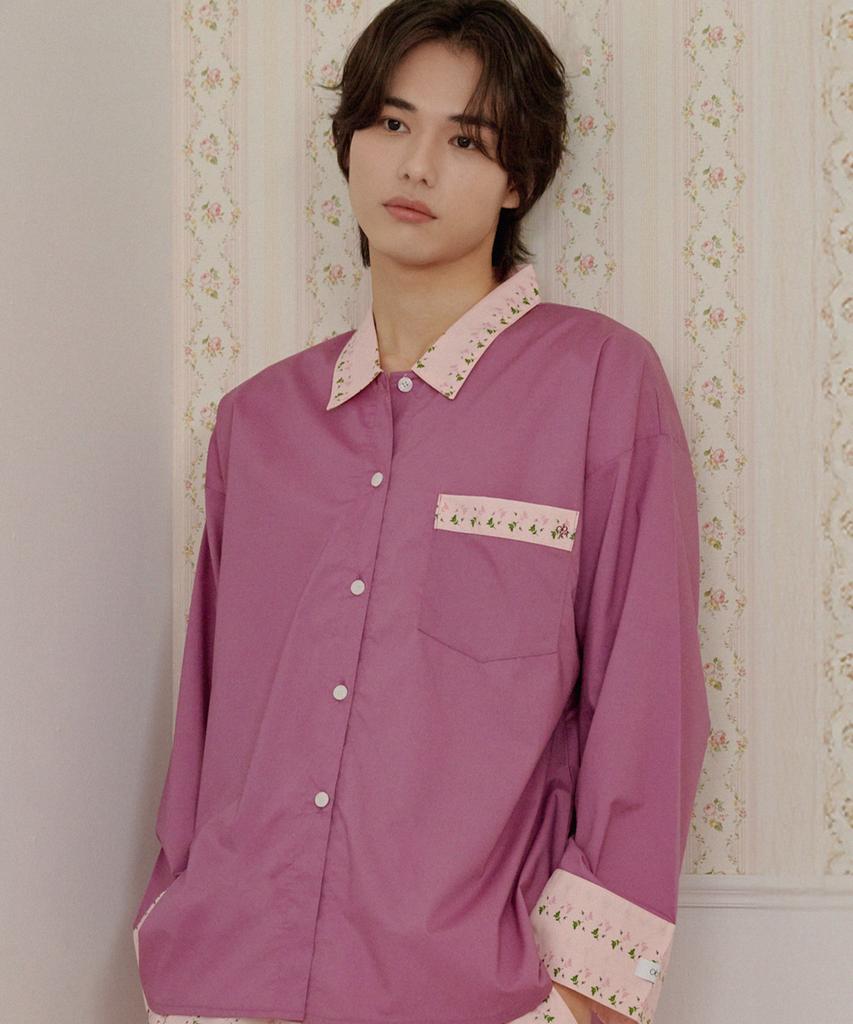 Opeuawoobeuje [2Set] Camilla Bird Long Sleeve Pajama Set