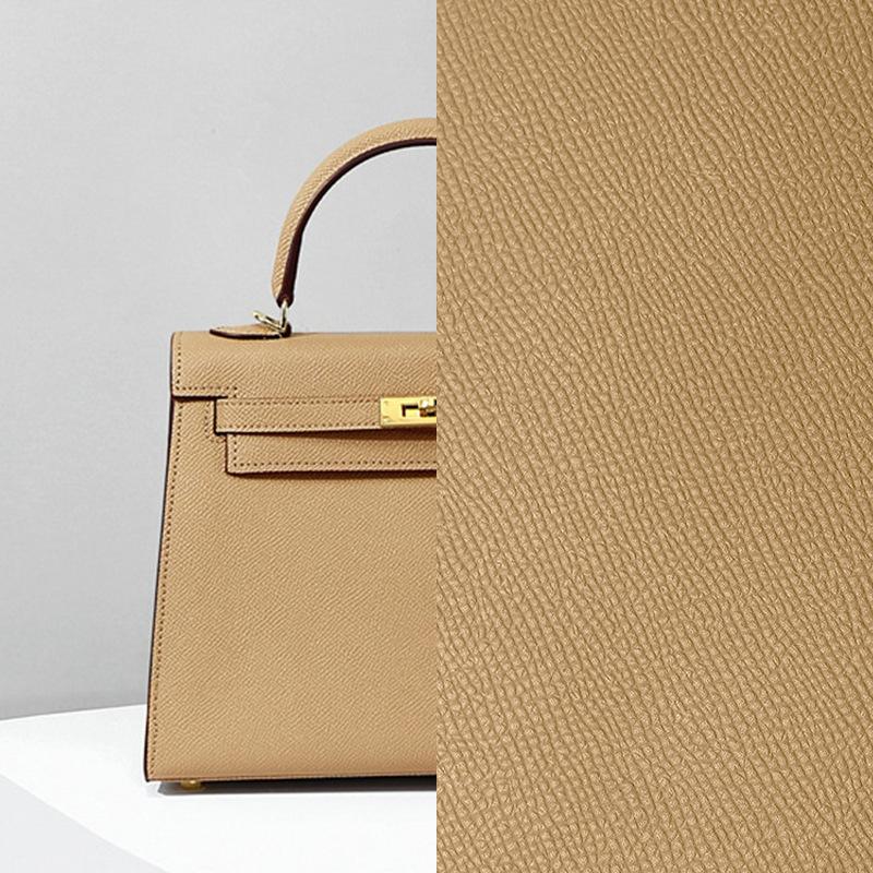 The Second Generation Kelly Bag Palm Pattern Cowhide Shoulder Bag Women's Leather Versatile Commuter Messenger Portable Kelly Bag