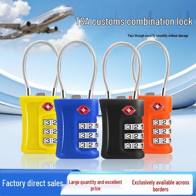 Steel Wire Rope Combination Lock - Waterproof Anti-theft Padlock for Home, Dorm, Luggage, and Storage Use