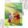 Disney Diamond Painting Kit Unframed, Winnie the Pooh Piglet, Classic Style Home Decor Craft, Perfect Gift Idea