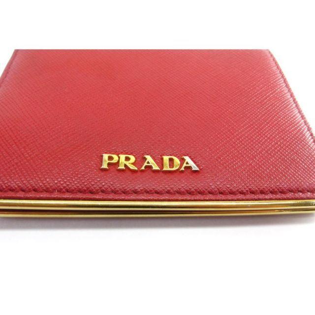Used PRADA Saffiano Leather Watch Wallet UP5235