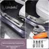 Car Stainless Steel Door Sill Scuff Plate, Carbon Fiber Threshold Protective Sticker Accessories For XPENG L03 2026 2027