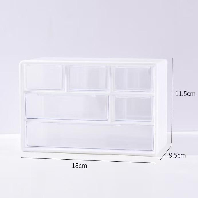 

Прозрачный органайзер с девятью отделениями для хранения украшений и косметики