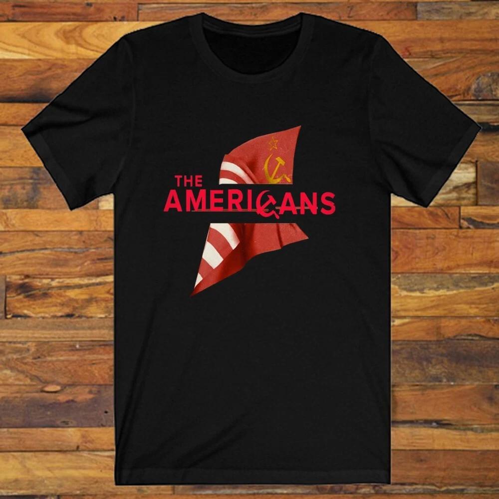 The Americans TV Series Men s Black S-5XL XXXL