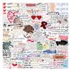 55 Taylor Swift Lyric Graffiti Aufkleber zur Gepäckdekoration