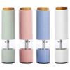 Battery Operated Electric Pepper Salt Grinder Adjustable Coarseness Salt Spice Mill Vibrant Colors Kitchen Tool
