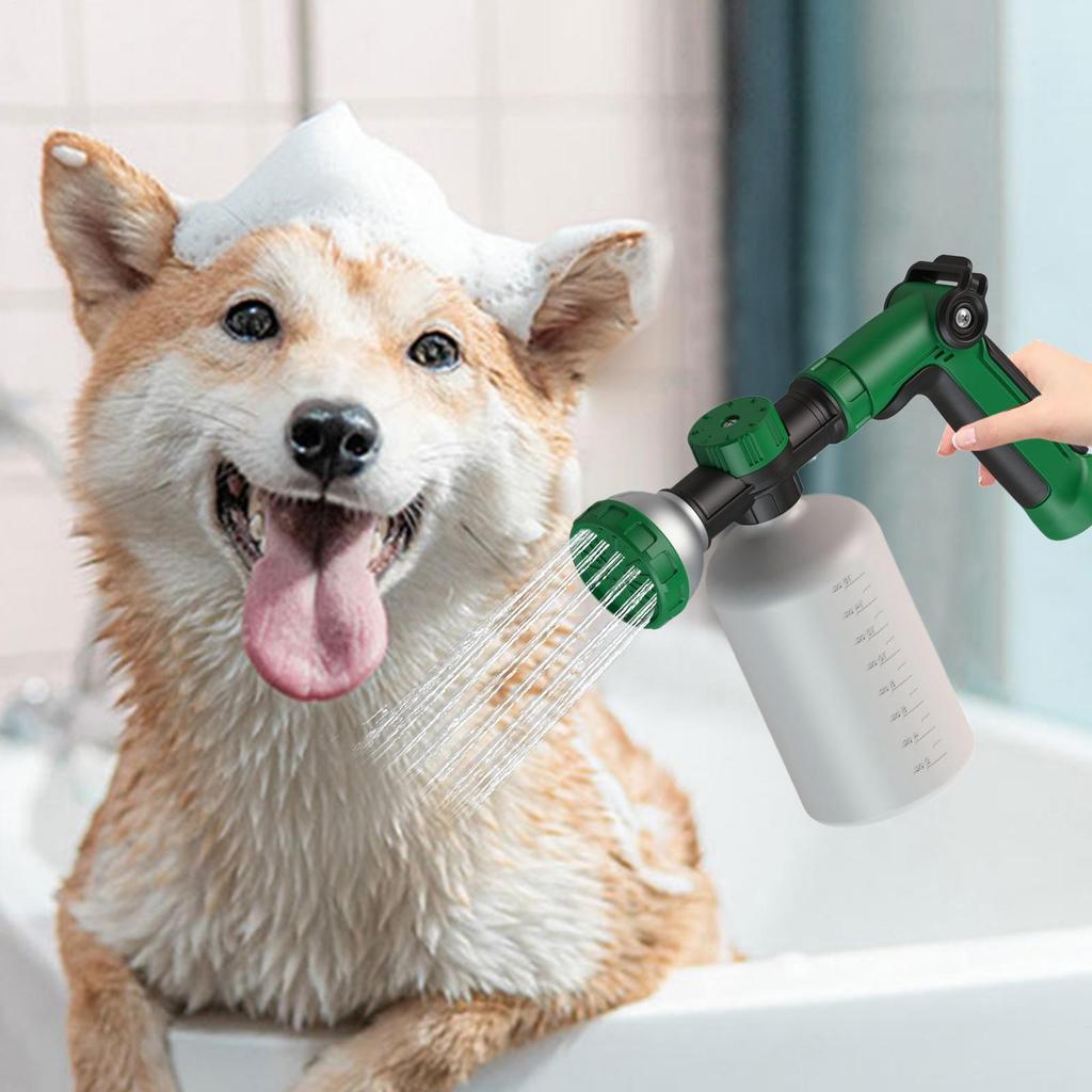 Foam Sprayer High-pressure Sprayer Nozzle Dog Shower Sprayer Plants Watering Car Detailing Washing Anti-Back flow