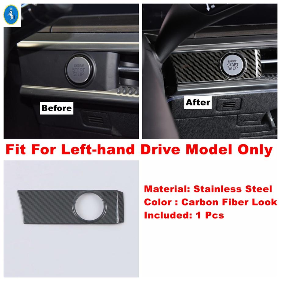 Kohlefaser Auto Armaturenbrett Luft AC / Türschale / Luftbeleuchtung Steuerung Dekorationspanel Abdeckung Zierleiste Für KIA Optima K5 GT