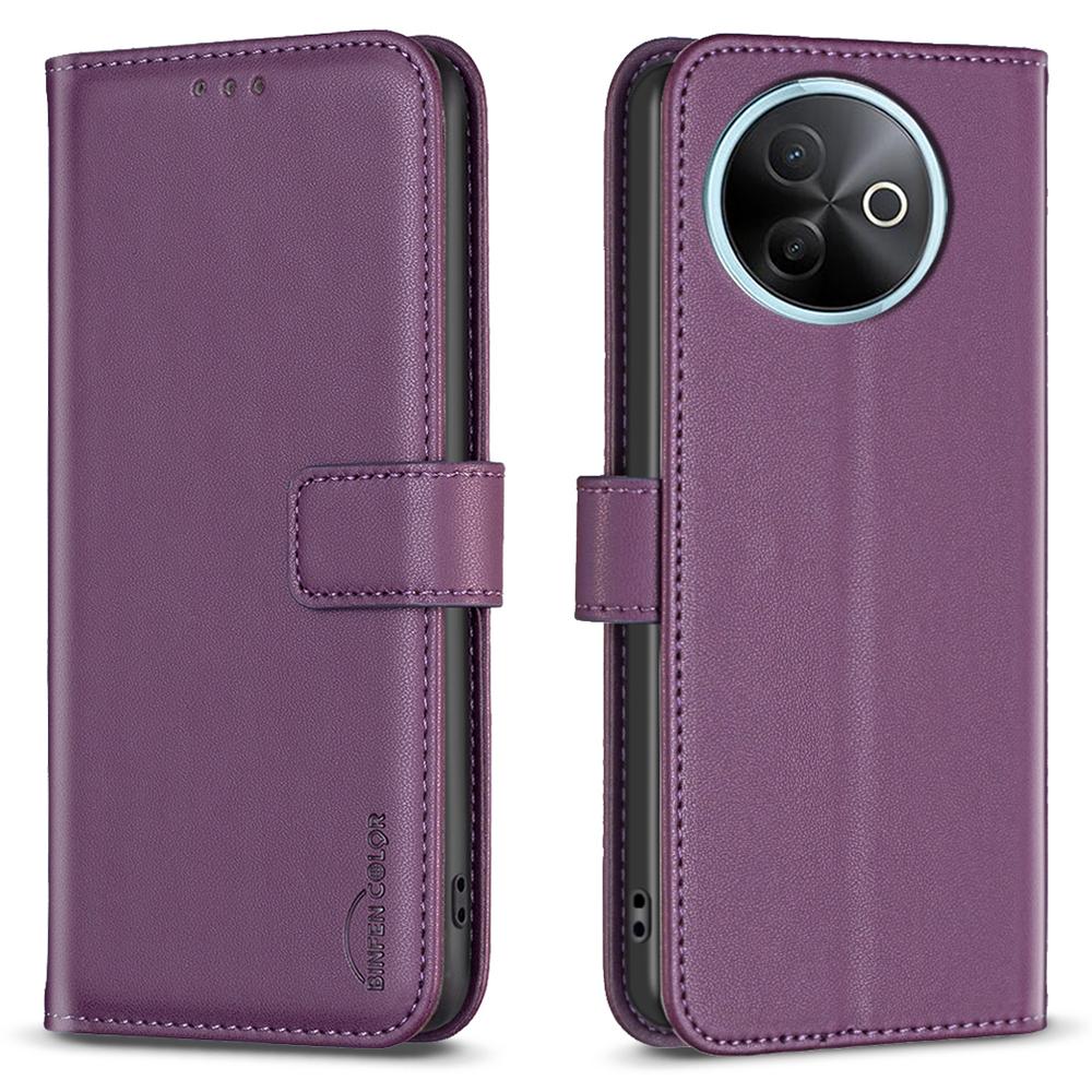 BINFEN COLOR BF17 For vivo Y39 5G Case Wallet Folio Flip Leather Cover
