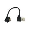 20cm USB 3.0 Rechtwinkliger A-Stecker zu Micro-B-Stecker 10-Pin Kurzer Adapter BIN/MicroB Kabel für mobile Festplatte