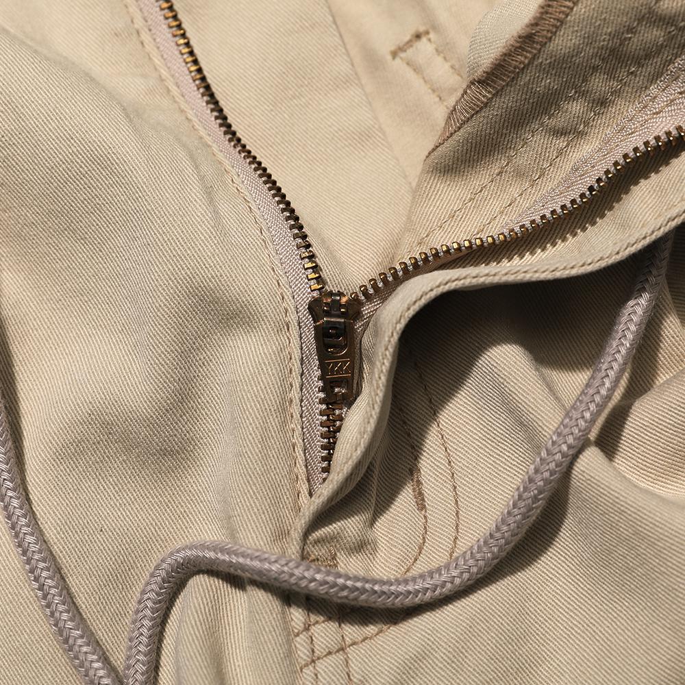 Bieseulaebis Mid 90 Baggy Cotton Pants Beige