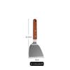 Stainless Steel & Wood Handle Multipurpose Cooking Spatula