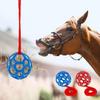 TPR Pony Hay Feeder 5.5inch Hanging Feeding Toy Multipurpose Horse Treat Ball  Sheep Goat