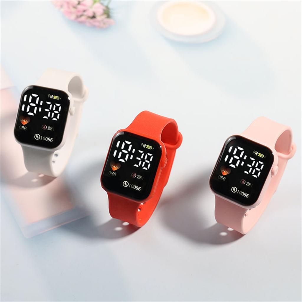 Kids Watch Sport Digital Watches Silicone Strap Waterproof Electronic Wristwatch For Children Boys Girls Gifts Display Time New