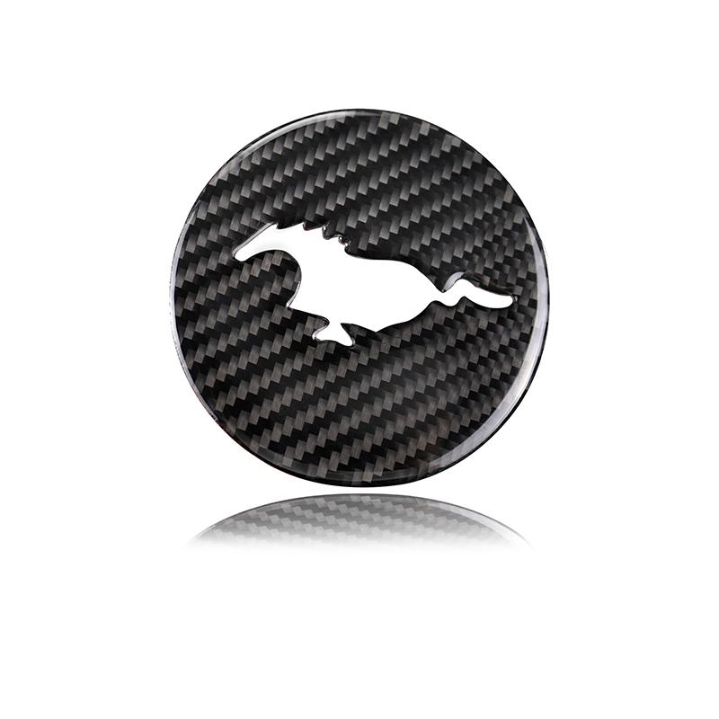 

For Ford Mustang 2015-2019 With Navigation System Black Car Interior Decoration Protection Carbon Fiber Sticker