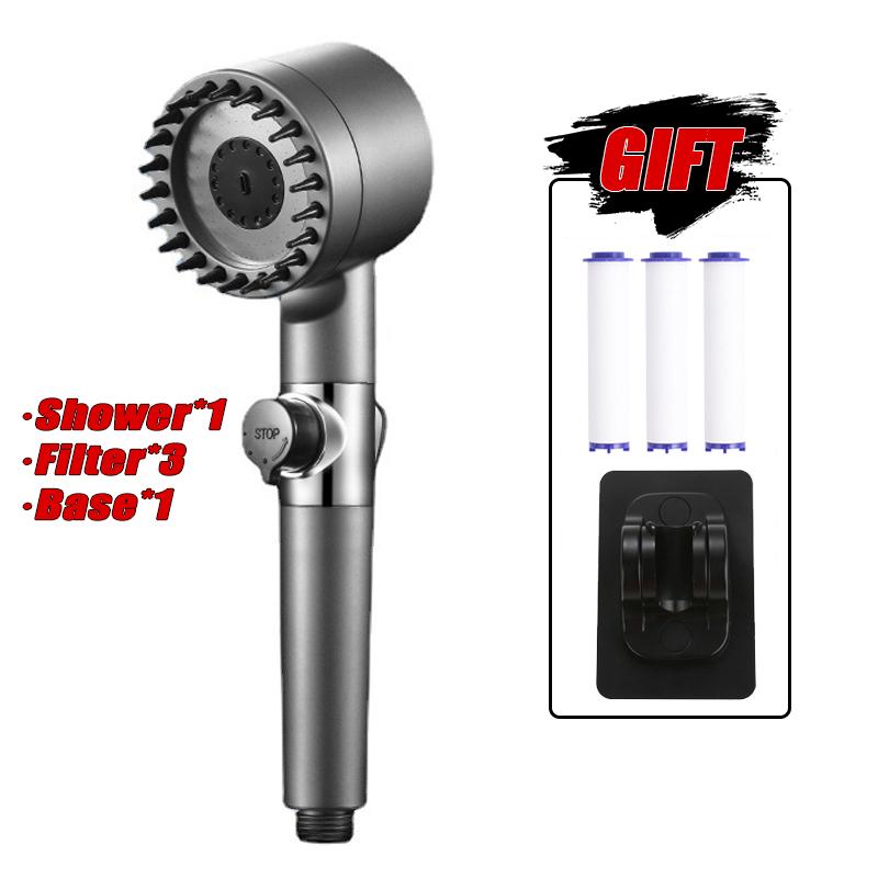 Bathroom Shower Heads High Pressure Portable Shower Faucet Filter Rainfall Rinser Bathtub Bathroom Accessories