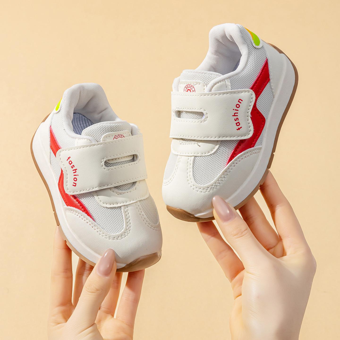 

Spring new baby toddler shoes mesh boys running shoes non-slip soft sole girls indoor shoes 16 красный