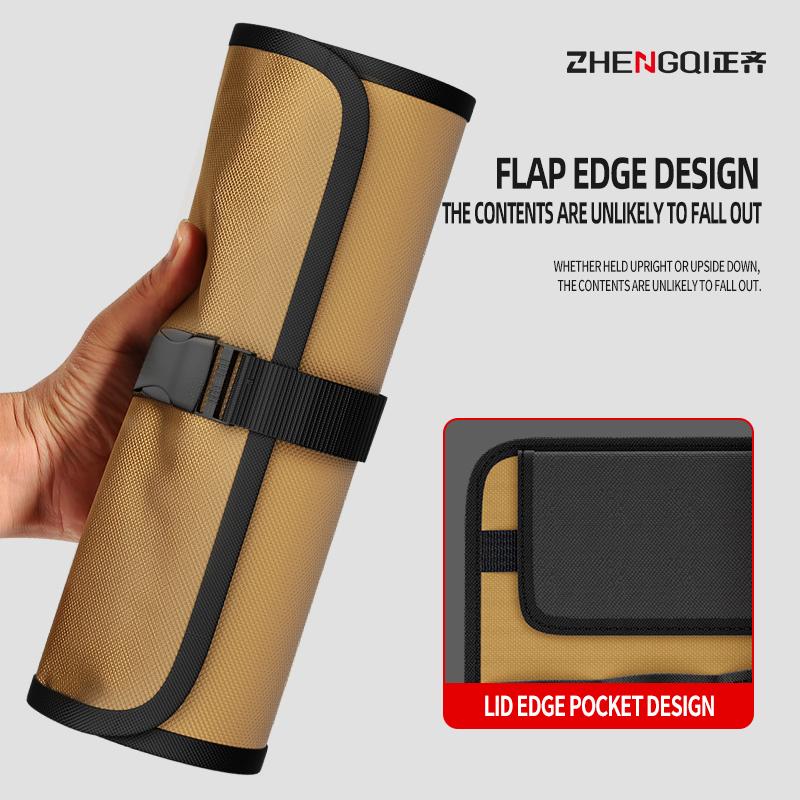 Tool Bags Oxford Storage Portable Toolkit Folding Reel Rolling Electricians Organizer Multi-purpose Car Repair Tool Kit Bags