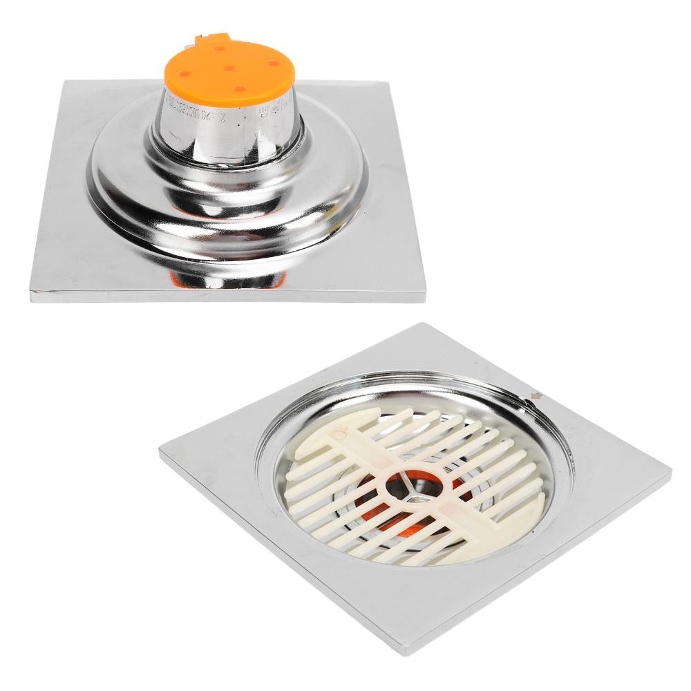 4 Inch Size Shower Drain Self-Sealing Shower Floor Drain Convenient Floor Drain Laundry Room