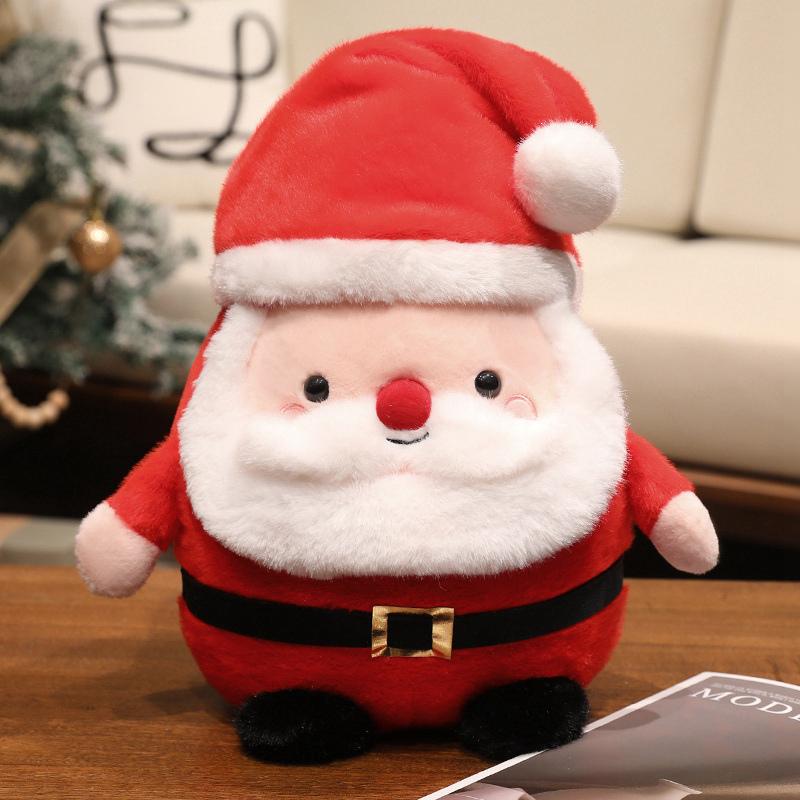 Schattige Kerstman Rendier Pluche Speelgoed Knuffeldier Pop Kerstfeest Cadeaus Huisfeest Decoratie 20-23cm