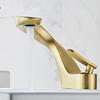 Bathroom Sink Faucet Single Lever Hot and Cold Single Lever Basin Water Mixer Tap Bathroom Brass White Brush Gold Mixer