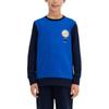 Sweatshirt 500 Series DOMYOS Soft Skin-Friendly Warm Fleece Jacket Ocean Blue Teen