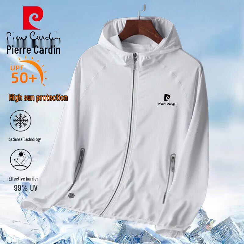 Pierre Cardin Men s Hooded Lightweight Sun Protection Jacket 2XL