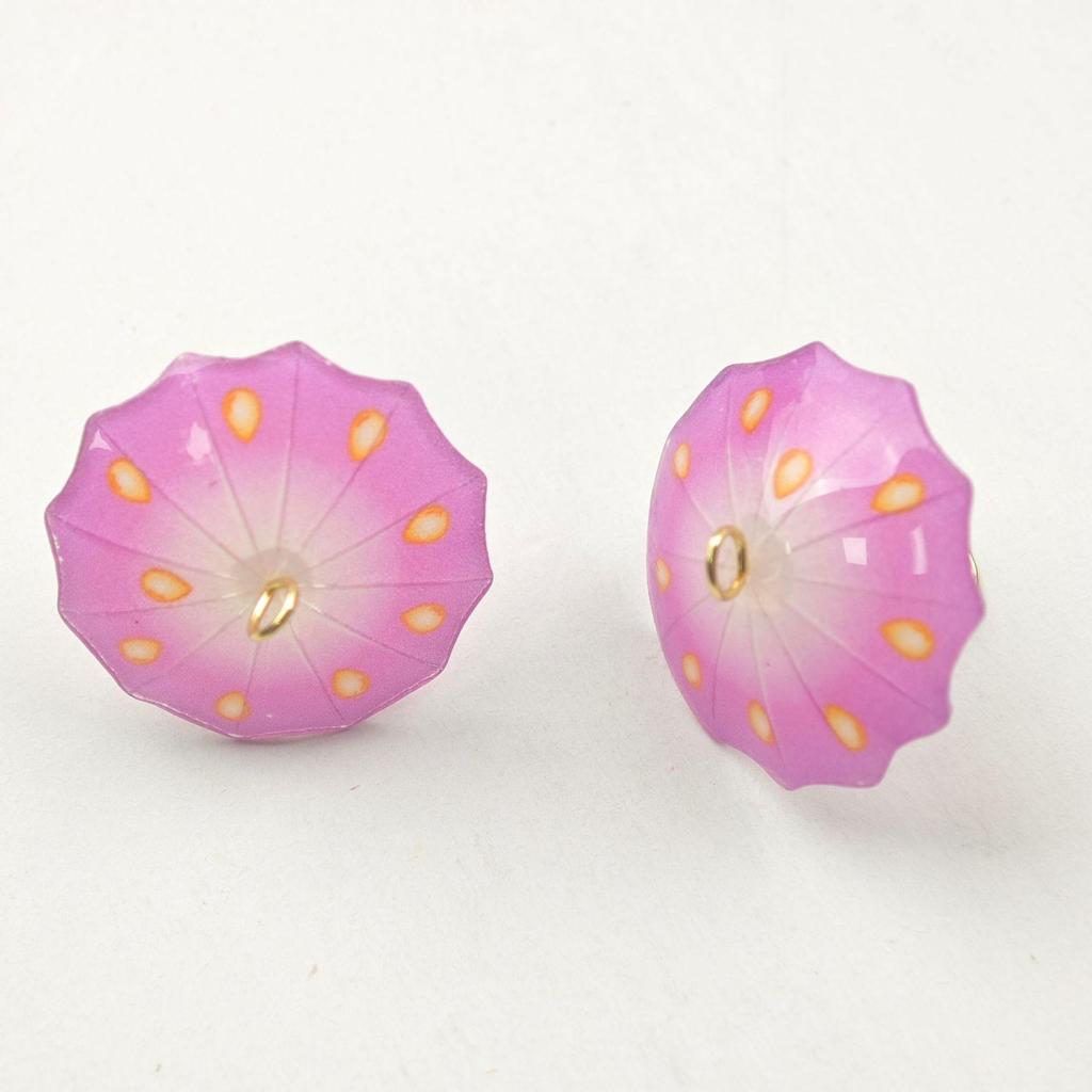 Kolorowy Mini Parasol DIY Akcesoria do Biżuterii na Kolczyki i Wsuwki do Włosów