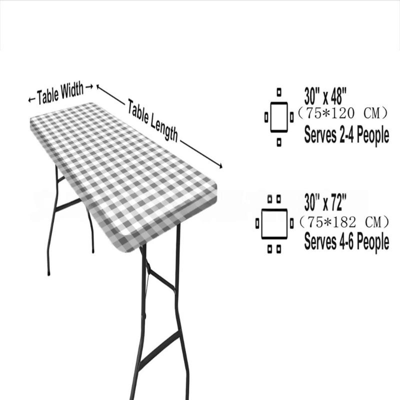 Multipurpose Rectangle Tablecloth With Strong Grip Suitable For Home Camping And Occasion