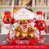 15 Zoll Keramik Glückskatze Japanische Maneki Neko Heimdekoration Ornament Glückskatze Spardose Sparschwein Figur Feng Shui Dekor