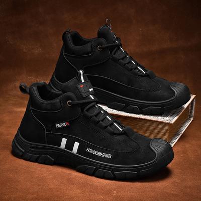 High Quality Causal Shoes for Men High Top Leather Sneakers Fashion Male Sports Shoes Comfortable Men Hiking Shoes Driving Shoes