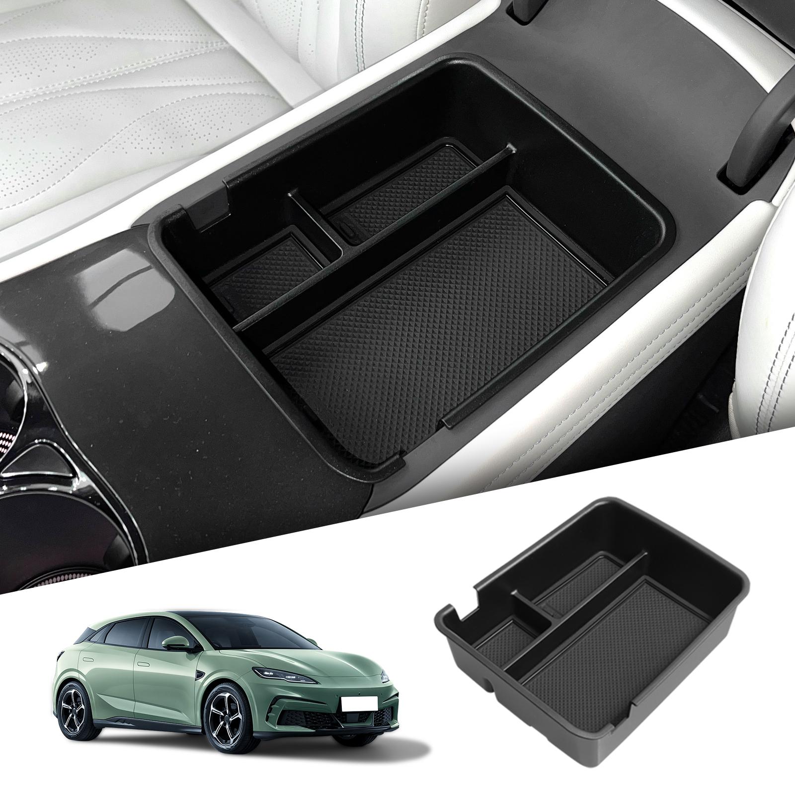 

для BYD Seal 06GT 2025 TPE Подлокотник центральной консоли Ящик для хранения Органайзер Лоток Аксессуары для интерьера автомобиля Черный