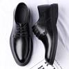 Men's Classic Loafers with Platform Heightening Feature. Business Formal Leather Shoes for Formal Occasions. Conference Shoes.