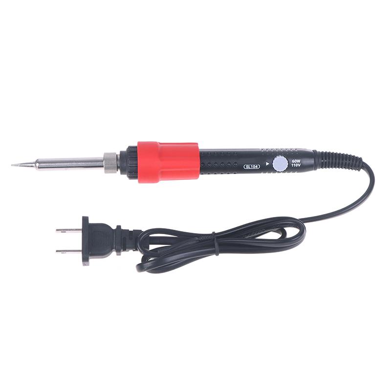 High-Quality Adjustable Temperature Digital Electric Soldering Iron 110V/220V, US/EU Plug, Suitable for Welding Tasks
