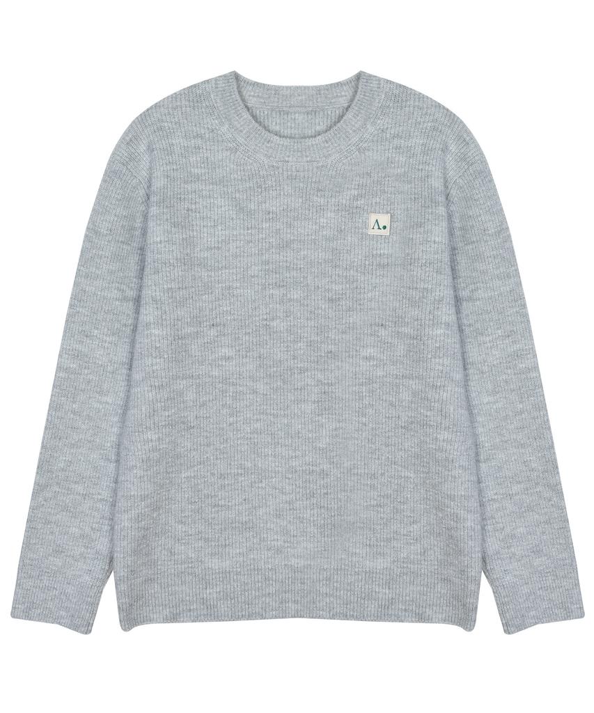 THE-ABON Washable Hacci Round Knit Sky Blue