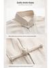 Men's Chinese Style Cotton Linen Tang Suit Jacket & Pants Set with Frog Buttons - Retro Zen Meditation Outfit