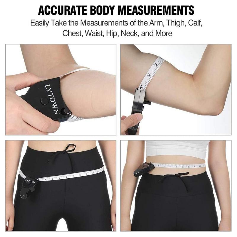 Body Measuring Tape Soft Ruler Metric Imperial High Accuracy Double-Sided 150cm/60inch Measure Tape Body Measurement For Arms