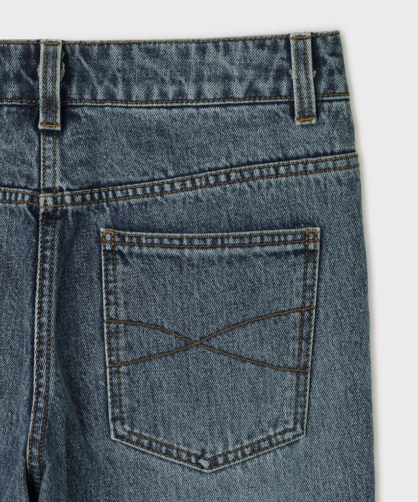 Bellie (W) True Straight Denim Pants - Indigo