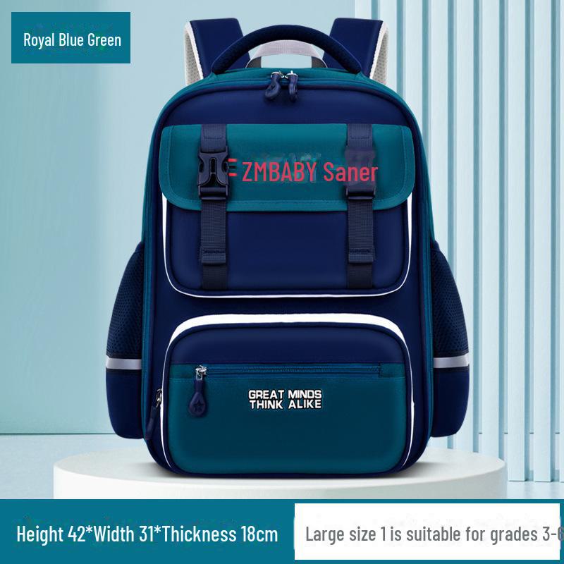 Sesame Baby Wear-Resistant Backpack for Boys & Girls, Grades 1-6, Large Capacity
