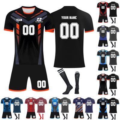 Personalised Shirts Kit Mens Girls With Name Number Custom Football Jerseys For Boys Training Suit