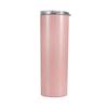 20oz Stainless Steel Insulated Slim Cup with Solid Color and Logo Printing.