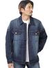 Edwin KBWG01 Dark Blue Motorcycle Denim Size L Men's Jacket,