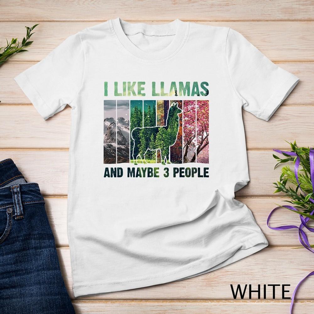

Funny Llama Design For Kids Men Women Alpaca Lover Farming Unisex T-shirt 4XL