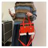 Chic Christmas-Themed Women'S Crossbody Bag  Faux Leather Zip Closure Versatile & Trendy