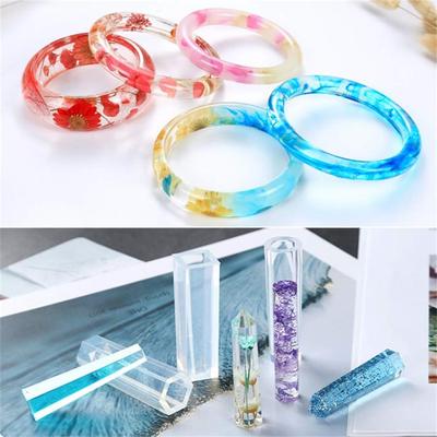 10 Pcs DIY Bracelet Jewelry Casting Molds Silicone Resin Jewelry Molds Set for Resin Epoxy