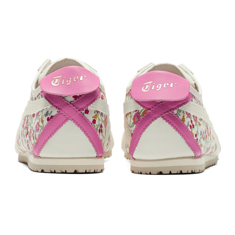 Onitsuka Tiger Mexico 66 Comfortable Versatile Printed Non-Slip Lightweight Low-Top Casual Shoes Unisex sneaker Pink 1183C392-101