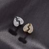 Cross-Border Hip Hop Zircon Gold Teeth Jewelry for Men & Women