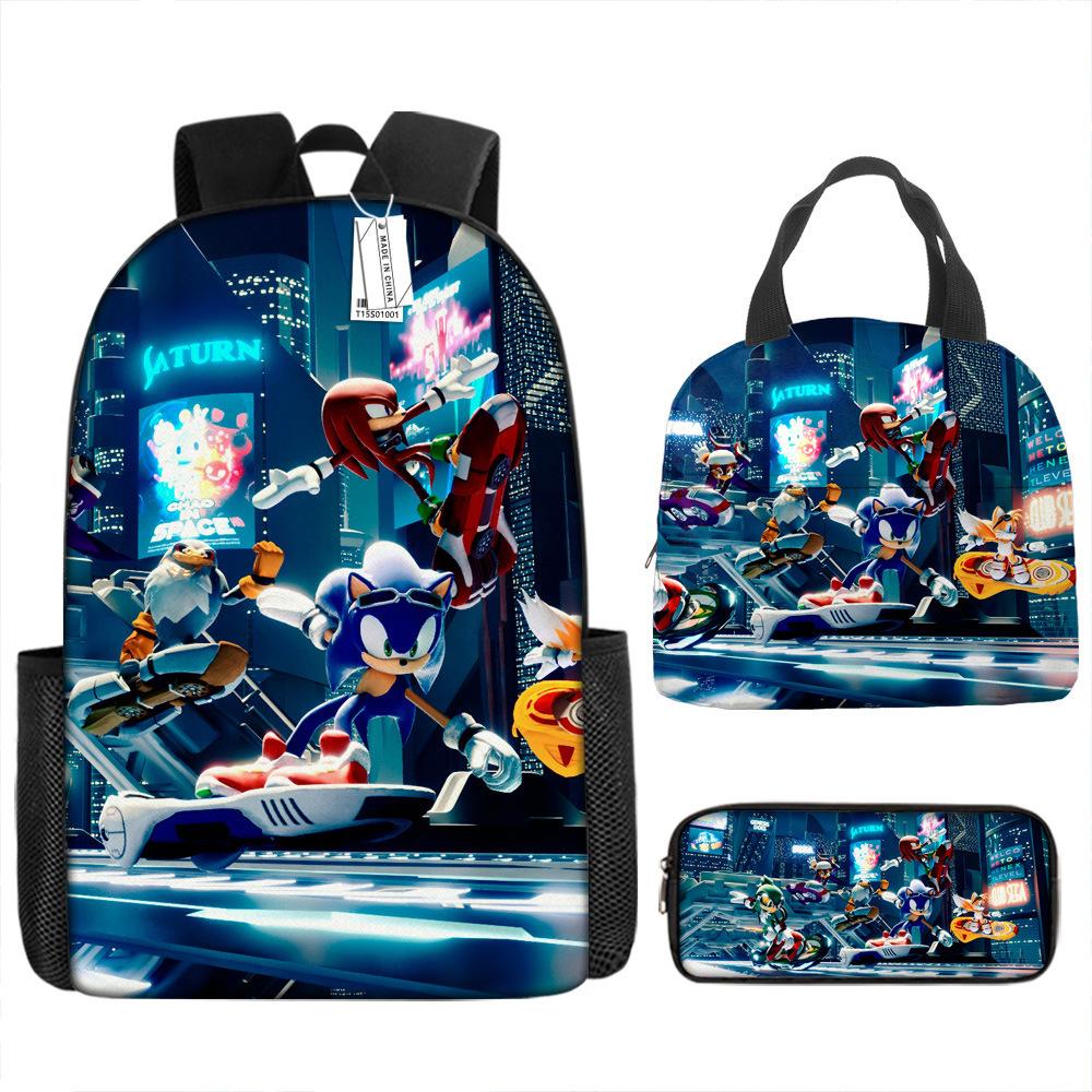 Backpack Trend Backpack Anime Large Capacity Elementary School Bag Lunch Bag