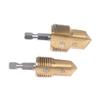 1/2Pcs 4/6 Point Ppr Water Pipe Drill Bit Hexagonal Handle Hole Opening Step Drilling Punching No Slipping