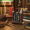 Vintage Pen Holder Organizer, Luxury Desktop Storage Box for Home Study Desk Decor Gift